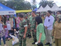 Pj Wako Hadiri Bazar TNI Jelang Idulfitri 1445H