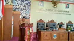 Pj Walikota Pangkalpinang hadiri paripurna penyampaian nota keuangan dan Raperda Perubahan APBD TA 2025