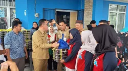 Sekda  Pangkalpinang Mie Hadiri Peluncuran Program MBG, Sasaran 3B Secara Door To Door di Balai KB Kecamatan Bukit Intan